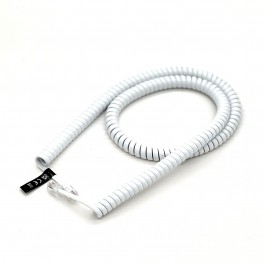 Coiled phone cords Curled ribbon cable