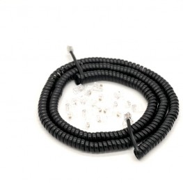 25-foot Telephone Handset Curly Cord