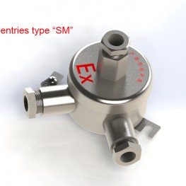 ATEX Junction Boxes 3 Entries Type “SM” For Best Management of Connections For All Businesses