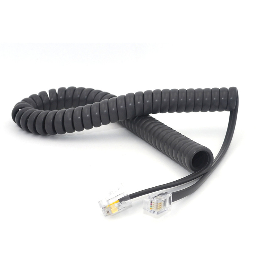 Telephone Handset Cord With RJ22 Modular Plugs Qijun Electric
