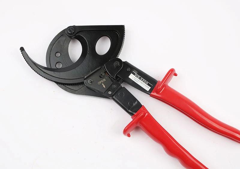 HS-325A Ratchet Cable Cutter Cut Ratcheting Wire Cut Hand Tool Up To 240mm2 