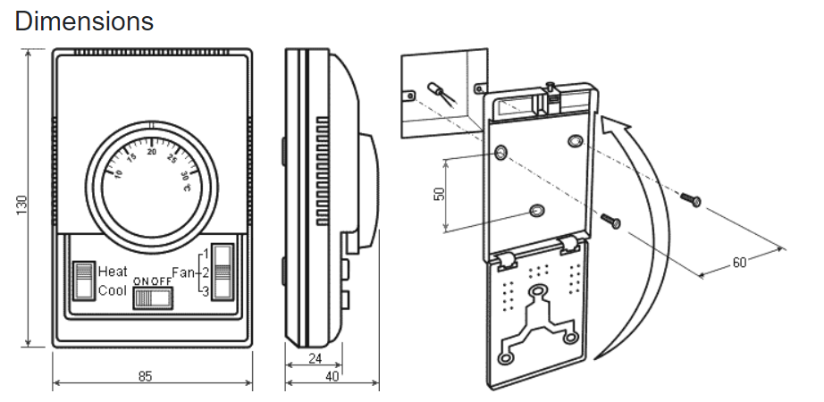RT1130J temperature controller